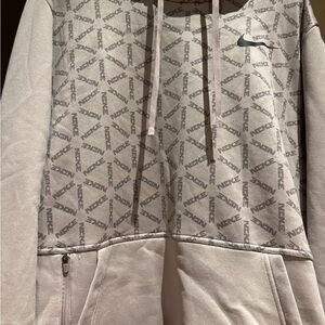 Nike Gray Logo Hoodie